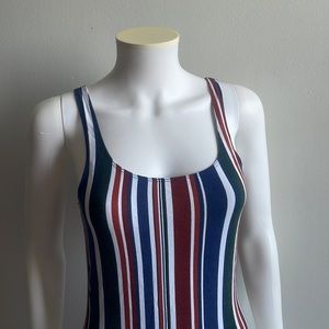 Striped Garage Bodysuit Size Medium